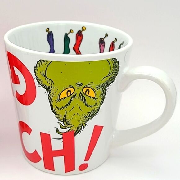 The Grinch Holiday Coffee Mugs (Set of 2) - Picture 3 of 8